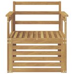 vidaXL 2 Pièce Ensemble de canapés d'extérieur Bois d'Acacia Massif