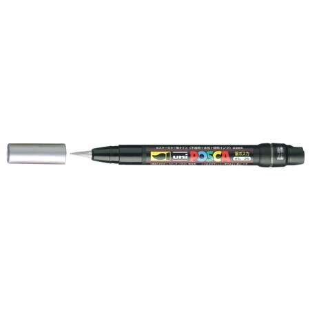 Marqueur pinceau Brush POSCA PCF350 1-10mm Argent x 5 POSCA