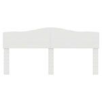 vidaXL Tête de lit Blanc Brillant 200 cm Bois d'ingénierie