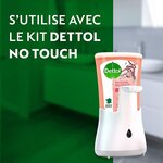 No-Touch - Kit Distributeur Automatique Savon Liquide Mains et 2 Recharges Karité 250ml DETTOL