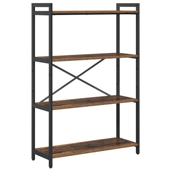 vidaXL Bibliothèque Bois ancien 80 x 30 x 118 cm Panneau de particules