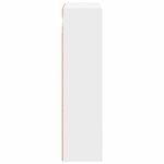 vidaXL Armoire murale de salle de bain Blanc 40 x 16 x 62 5 cm