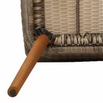 vidaXL Chaise de jardin 2 Pièces Noir 55 x 62 5 x 82 cm polyrotin
