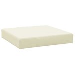 vidaXL Coussin de palette crème 60x60x9 5 cm tissu oxford