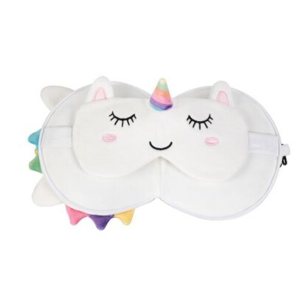 Pillow mask de voyage licorne