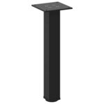 vidaXL Pieds de table basse 4 pièces Noir 42-44 cm Acier