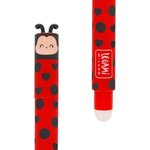 Legami EP0074 - Stylo à encre gel effaçable Ladybug > - Erasable Pen