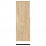 vidaXL Buffet haut Chêne sonoma 60x36x110 cm Bois d'ingénierie