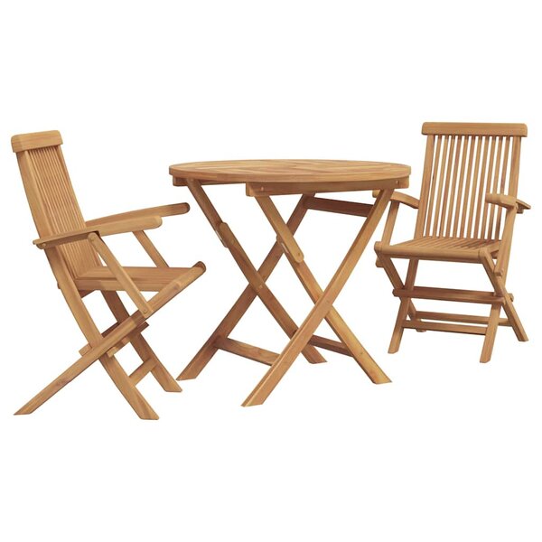 vidaXL Ensemble de salle à manger pour jardin 2 Pièces Marron