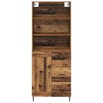 vidaXL Haut Armoire avec tiroir Bois Ancien 69 5 x 34 x 180 cm