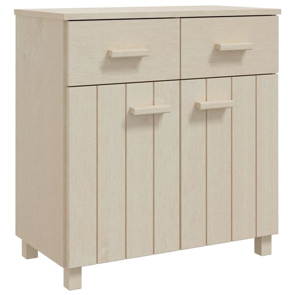 vidaXL Buffet HAMAR Marron miel 79x40x80 cm Bois massif de pin