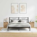 vidaXL Cabinet de chevet avec 2 Pièces chêne artisanal 39 x 34.5 x 50 cm