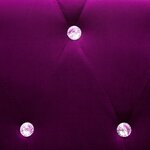 Vidaxl canapé d'angle revêtement en velours 199x142x72 cm violet