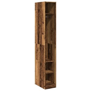 vidaXL Garde-robe vieux bois 30x50x200 cm bois d'ingénierie