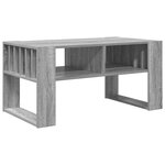 vidaXL Table basse Gris Sonoma 92 x 49 5 x 45 cm Bois d'ingénierie