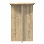 vidaXL Support de Plante 2 pièces Chêne Sonoma Ø40 x 60 cm