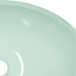 vidaXL Lavabo Verre 50x37x14 cm Blanc