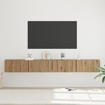 vidaXL Ensemble meuble TV 4 Pièces Chêne artisan Moyen 60 x 30 x 30.5 cm