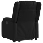 vidaXL Fauteuil inclinable électrique noir similicuir