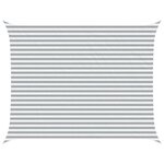 vidaXL Voile d'ombre Gris clair et blanc 3 5 x 4 5 m