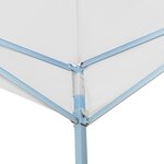 vidaXL Tente de réception pliable 3x9 m Blanc