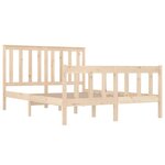 vidaXL Cadre de lit sans matelas bois massif