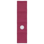 vidaXL Tunnel de lit 2 Pièces Rouge 211 x 52 5 x 2 cm Polyester
