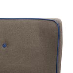 vidaXL Cadre de lit sans matelas taupe tissu 135x190 cm