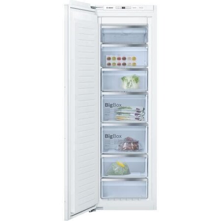 Bosch gin81aef0 congélateur intégrable - 211l - ser6 - 177x56cm - blanc