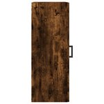 vidaXL Armoire murale chêne fumé 34 5x34x90 cm