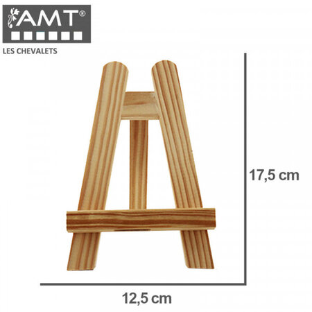 Mini chevalet en bois 17 5 cm amt