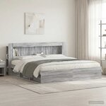 vidaXL Cabinet de Tête de Lit Sonoma gris Bois d’ingénierie