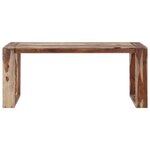 vidaXL Table à manger 180x90x76 cm Bois massif