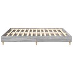vidaXL Cadre de lit sans matelas sonoma gris 180x200 cm