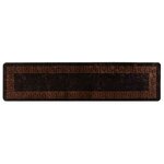 vidaXL Coureur de Tapis MARSA Noir 100 x 450 cm Polyester et PVC