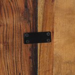 vidaXL Tête de lit multicolore 180 cm bois massif récupération