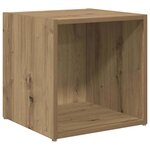 vidaXL Meuble TV 2 Pièces Marron 37 x 35 x 37 cm Bois d'ingénierie