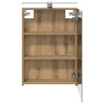 vidaXL Armoire Miroir de Salle de Bain Chêne artisan 50 x 14 5 x 70 cm