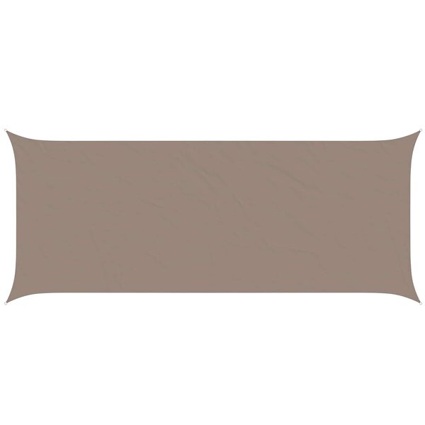 vidaXL Voile d'ombre Taupe 6 x 2 5 m 100   polyester Oxford