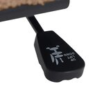 vidaXL Chaise pivotante de bureau beige bouclé comme de la laine tissu