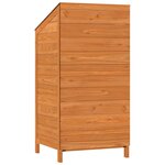 vidaXL Remise de jardin Marron 55x52x112 cm Bois de sapin solide