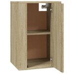 vidaXL Meubles TV muraux 2 Pièces Chêne sonoma 40x34 5x60 cm