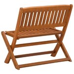 vidaXL Banc d'enfants Marron 61 x 38 x 57 cm Bois d'eucalyptus massif