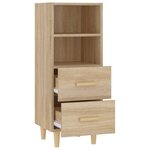 vidaXL Buffet Chêne sonoma 34 5x34x90 cm Bois d'ingénierie