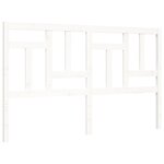 vidaXL Cadre de lit sans matelas blanc bois de pin massif