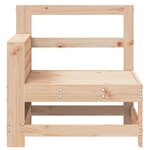 vidaXL Canapé de jardin accoudoir 69x62x70 5 cm bois massif de pin