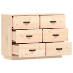 vidaXL Buffet 100x40x75 cm Bois massif de pin