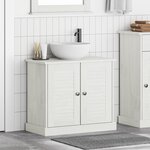 vidaXL Cabinet de Lavabo "VIGO" avec Portes 67 5x34x59 cm en Bois Massif de Pin