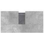 vidaXL Armoire de salle de bain gris béton 65x33x60 cm