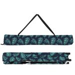 vidaXL Lits de soleil pliables avec sacs de transport 2 Pièces Motif feuillage 600D Tissu Oxford